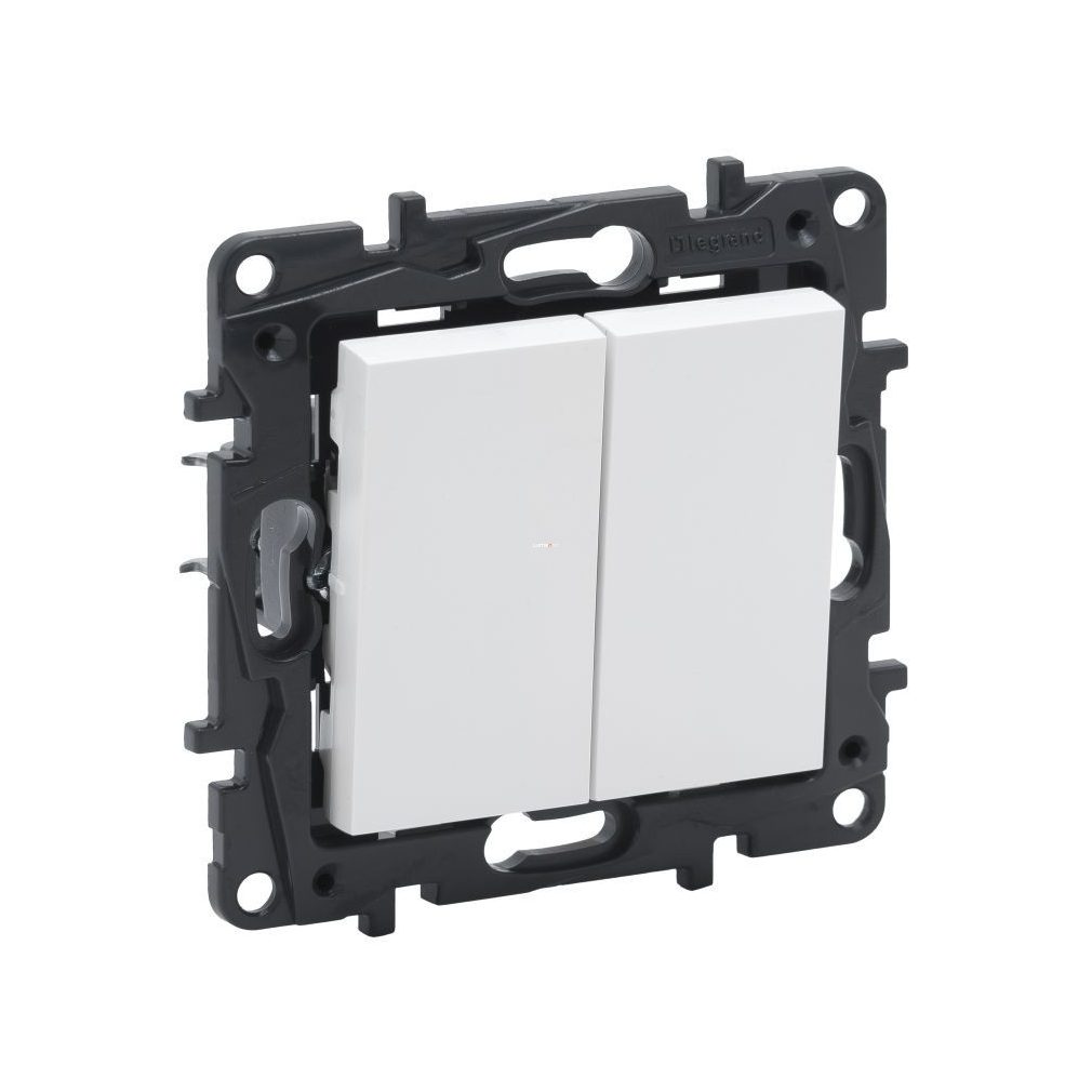 Legrand Niloé Step alb dublu pulsatoriu, 6A 863112
