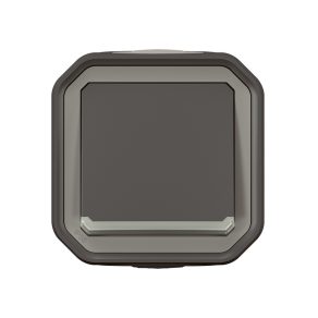   Întrerupător de suprafață Legrand Plexo 55 cu indicator luminos 10A, asamblat, antracit - 069736L