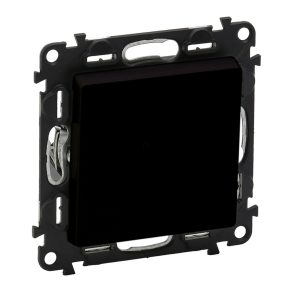   Mecanism de conectare încrucișată Legrand Valena Life cu capac, 10 AX, negru - 756317