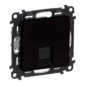   Legrand Valena Life 1xRJ45 Cat. 6 STP mecanism priză cu capac, negru - 756346