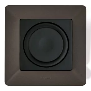   Mecanism rotativ de reglare a intensității luminoase Legrand Valena Life cu capac, 2 fire, negru - 756360