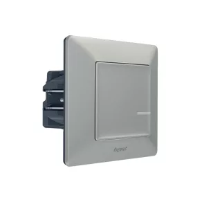   Legrand Valena Life-Netatmo comutator/dimmer inteligent (actuator), fără conductor neutru (retrofit), cu 1 cadru, aluminiu - 752384A