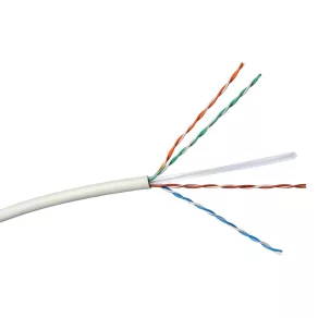  Cablu de perete Legrand Linkeo Cat6 (U/UTP) 4 perechi PVC alb Eca - 632724A