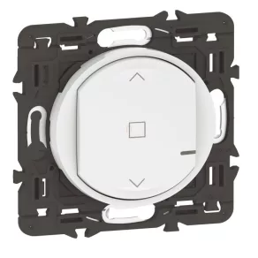   Legrand Céliane Netatmo comutator inteligent alb pentru rulouri/jaluzele (actuator), cu conexiune neutră (N), fără cadru - 067726A