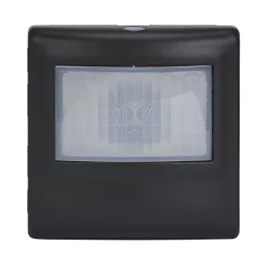  Întrerupător cu senzor de mișcare (PIR) LeGrand Program Mosaic, 0-2000 W (LED max. 500 W), cu conexiune neutră (N), negru - 079154LA