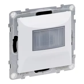   Întrerupător cu senzor de mișcare (PIR) Legrand Suno, LED 100 W, IP44, 2 fire, alb - 721135A