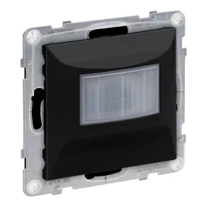   Întrerupător cu senzor de mișcare (PIR) Legrand Suno, LED 100 W, IP44, 2 fire, negru - 721435A