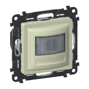   Întrerupător cu senzor de mișcare (PIR) Legrand Valena Life, 2-150 W (LED max. 100 W), 2 fire, cu buton încorporat, culoare ivoriu - 752272A