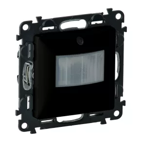   Întrerupător cu senzor de mișcare (PIR) Legrand Valena Life, 0-2000 W (LED max. 500 W), cu conexiune neutră (N), negru - 756373A