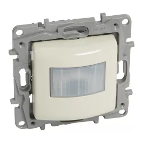   Întrerupător cu senzor de mișcare (PIR) LeGrand Niloé, LED 100 W, 2 fire, bej - 764683A