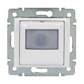   Legrand Valena Comutator cu senzor de mișcare (PIR) Valena, 0-2000 W (LED max. 500 W), cu conexiune neutră (N), alb - 774269A