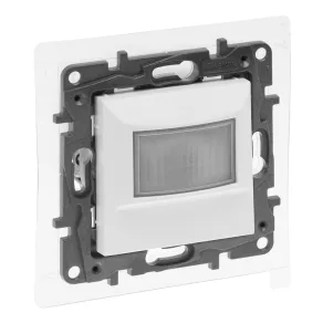   Legrand Niloé Întrerupător cu senzor de mișcare 3-250 W, 120°, IP44, 2 fire, alb - 863150A