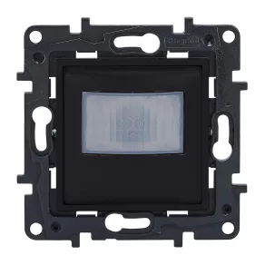   Întrerupător cu senzor de mișcare (PIR) Legrand Niloé Step, LED 500 W, 3 fire, negru - 863549A