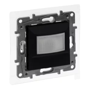   Legrand Niloé Întrerupător cu senzor de mișcare 3-250 W, 120°, IP44, 2 fire, negru - 863550A