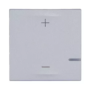   Legrand Program Mosaic întrerupător cu buton dimmer 125W, 2 fire, aluminiu - 079207A