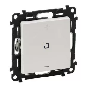   Legrand Valena Life întrerupător cu buton dimmer 150W, 3 fire, aluminiu - 751993A