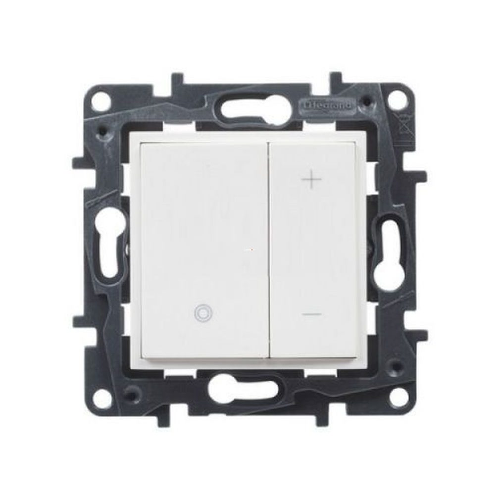 Legrand Niloé Step dimmer alb, cu buton 400W (863153A)