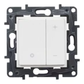 Legrand Niloé Step dimmer alb, cu buton 400W (863153A)