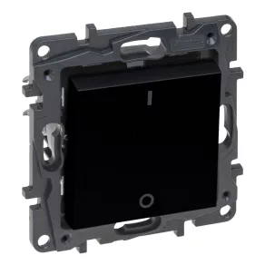   Legrand Niloé Step negru 102 întrerupător bipolar, 16AX - 863502