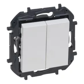  Întrerupător pentru candelabru Legrand Niloé Step, 10AX, alb - 863105B
