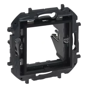   Adaptor Legrand Niloé Step pentru gama Mosaic, negru - 863589B