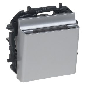   Întrerupător mecanic pentru hoteluri Legrand Niloé Step, aluminiu - 863346B