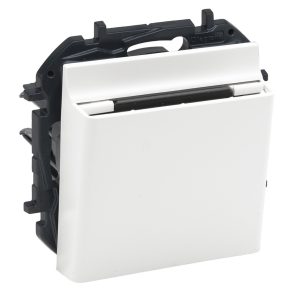   Întrerupător mecanic pentru hoteluri Legrand Niloé Step, alb - 863146B