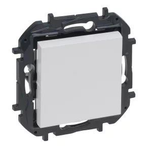   Întrerupător unipolar Legrand Niloé Step, 10AX, alb - 863101B