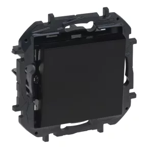   Comutator încrucișat Legrand Niloé Step, 10AX, negru - 863507B