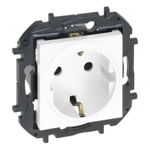 Priză Legrand Niloé Step 2P+F (cu șurub), albă - 863121B