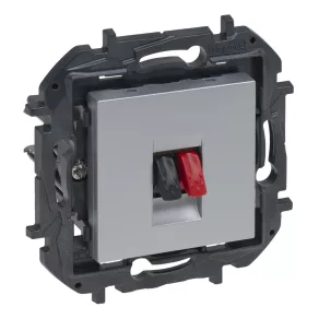   Priză pentru difuzor Legrand Niloé Step, aluminiu - 863385B