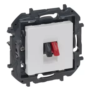 Priză pentru difuzor Legrand Niloé Step, albă - 863185B