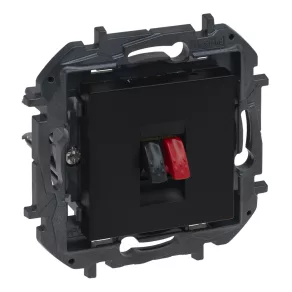   Priză pentru difuzor Legrand Niloé Step, 1, negru - 863585B