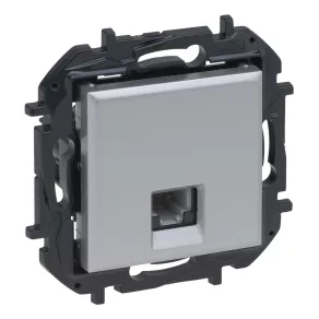 Priză Legrand Niloé Step 1xRJ11, aluminiu - 863355B