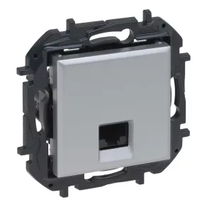   Priză Legrand Niloé Step RJ45 Cat.6 UTP, aluminiu - 863363B
