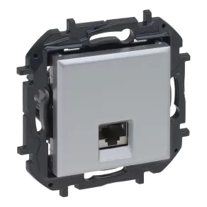   Priză Legrand Niloé Step RJ45 Cat.6A STP, aluminiu - 863369B