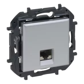   Priză Legrand Niloé Step RJ45 Cat.6A UTP, aluminiu - 863367B