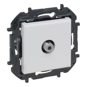   Priză terminal TV Legrand Niloé Step tip „F” (1,5 dB), albă - 863175B