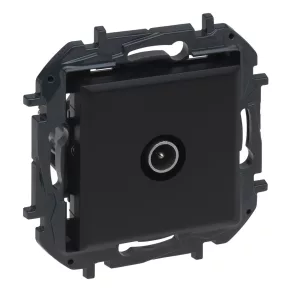   Priză Legrand Niloé Step TV în formă de stea, capac de închidere (1,5 dB), negru - 863574B
