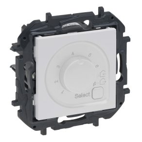   Termostat de cameră Legrand Niloé Step pentru încălzire prin pardoseală, 16 A, alb - 863142B