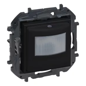   Întrerupător cu senzor de mișcare (PIR) Legrand Niloé Step, LED 100 W, 2 fire, negru - 863548B