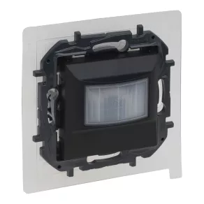   Întrerupător cu senzor de mișcare LeGrand Niloé Step 3-250 W, 120°, IP44, 2 fire, negru - 863550B
