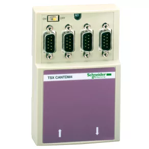   Schneider Electric Modicon Premium - TSXCANTDM4 - Conector, cutie de distribuție CANopen, 4xSUB-D9