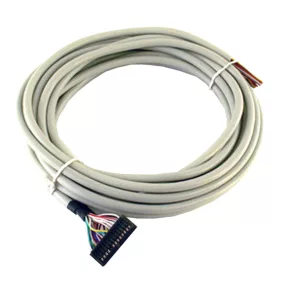   Schneider Electric Twido - TWDFCW50K - Accesoriu pentru PLC Modicon M2*1, cablu preasamblat pentru PLC M221M și unitate de extensie TM3, HE10 - cablu liber, 5 m