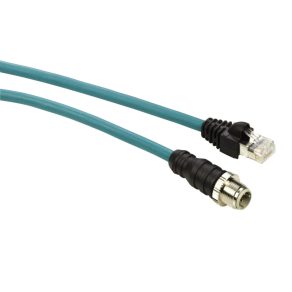   Schneider Electric ConneXium - Ethernet - TCSECL1M3M1S2 - Cablu, Ethernet, IP67 M12 / RJ45, 1 m