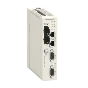   Schneider Electric Modicon X80 – modul proxy Modbus Plus între Ethernet Modbus TCP și Modbus Plus, cu acoperire conformă, viteză de transfer de 1 Mbit/s; TCSEGDB23F24FK