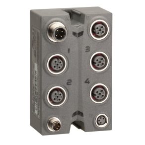   Schneider Electric Modicon TM7 - TM7BAO4CLA - Modul I/O IP67, 4 ieșiri analogice, 12 biți, 0-20 mA, 4xM12