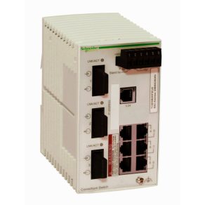   Schneider Electric ConneXium - Ethernet - TCSESB093F2CU0 Comutator de bază, 6 x TX cupru + 3 x FX-MM optică, gestionabil