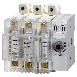   FUSERBLOC 3P 100 A 22x58 întrerupător de sarcină cu siguranțe, fără motor Socomec 38313010