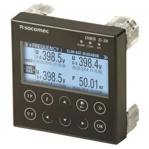   DIRIS Digiware D-30 afișaj cu un singur punct pentru modulul I-4x 48290200 Socomec